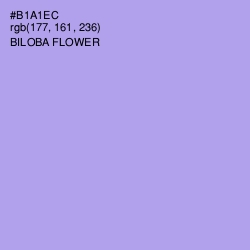 #B1A1EC - Biloba Flower Color Image